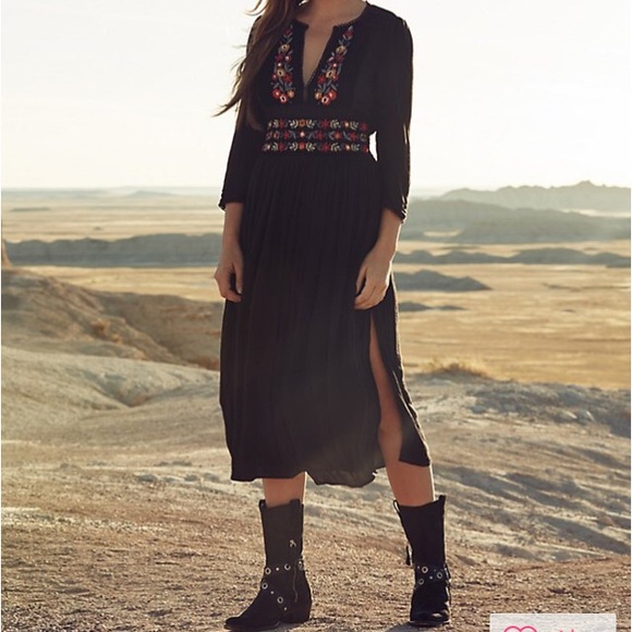 free people flora midi dress